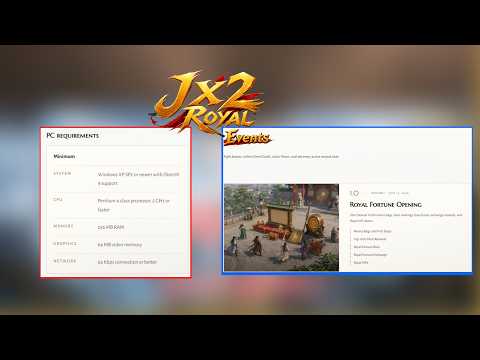 Razer video: JX2 Royal PC requirements and event guide